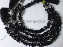 Black Spinel Faceted Drops